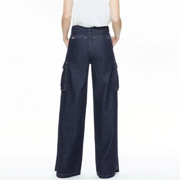 Alice + Olivia KAL BAGGY CARGO SIDE SLIT
JEAN NWOT - Picture 3 of 13